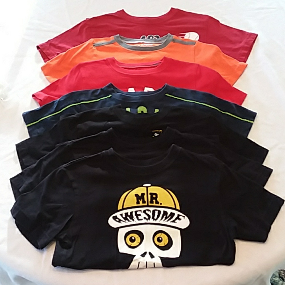 Boys T-Shirt Bundle of 7 Size: 5-6